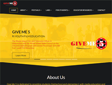 Tablet Screenshot of giveme5ri.org